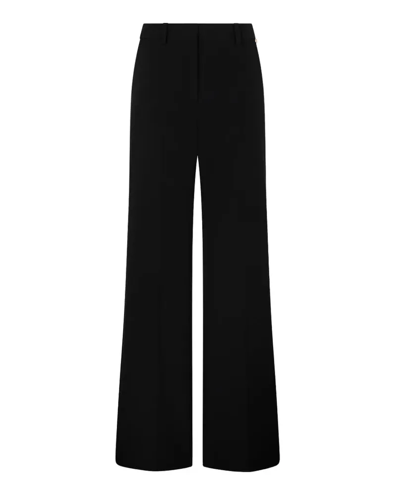 Liu Jo creased palazzo pants - Schwarz Schwarz