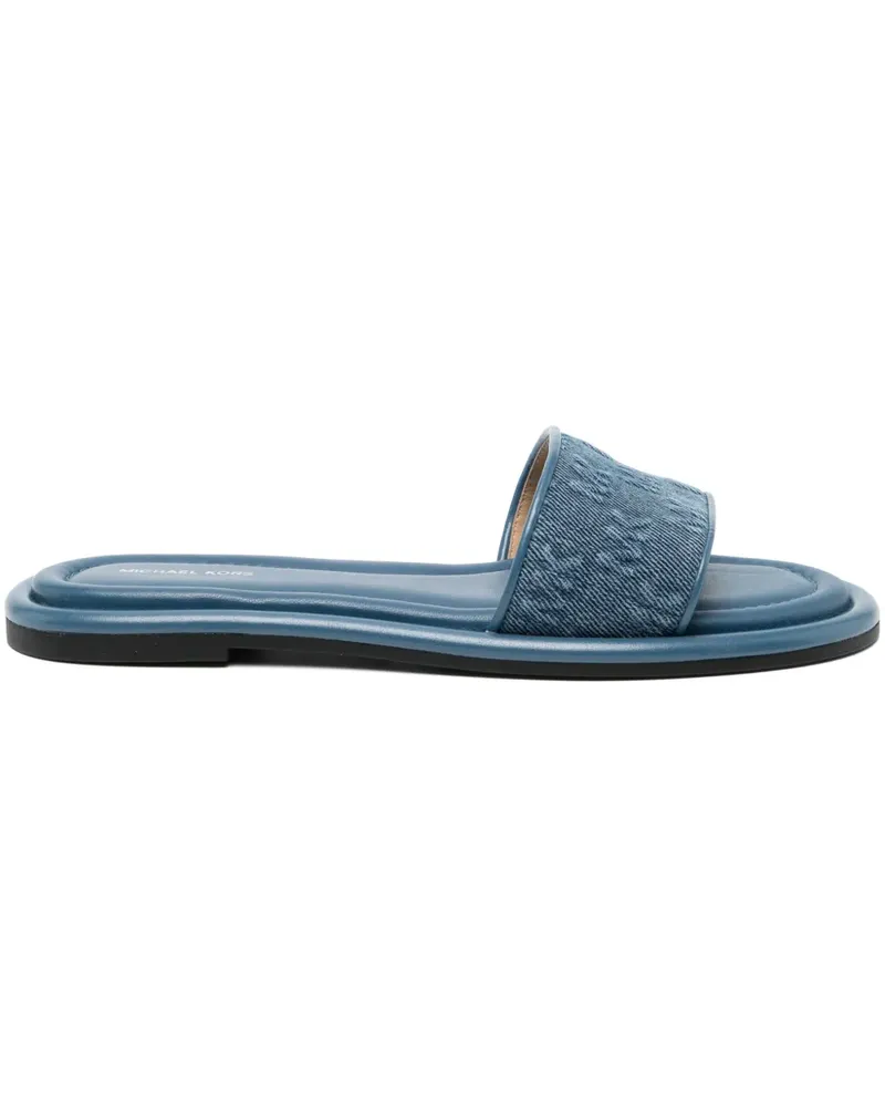 Michael Kors Dana Jeans-Sandalen - Blau Blau