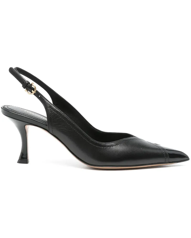 Ferragamo Pumps aus Leder 70mm - Schwarz Schwarz