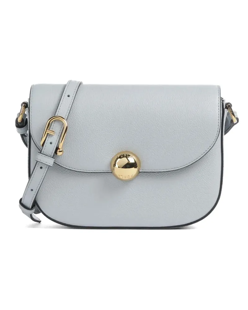 Furla small Moonlight grained-leather cross body bag - Blau Blau