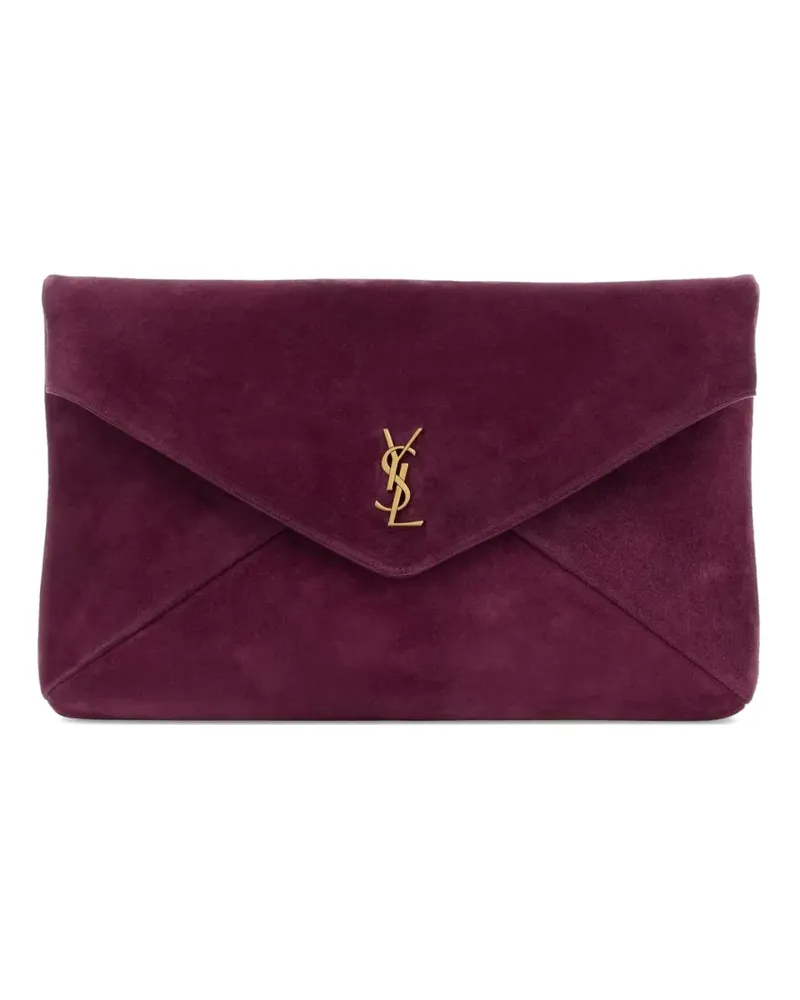 Saint Laurent Clutch in Kuvertform - Violett Violett