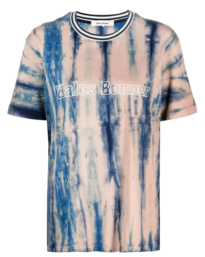 Wales Bonner T-Shirt mit Logo-Stickerei - Nude Nude