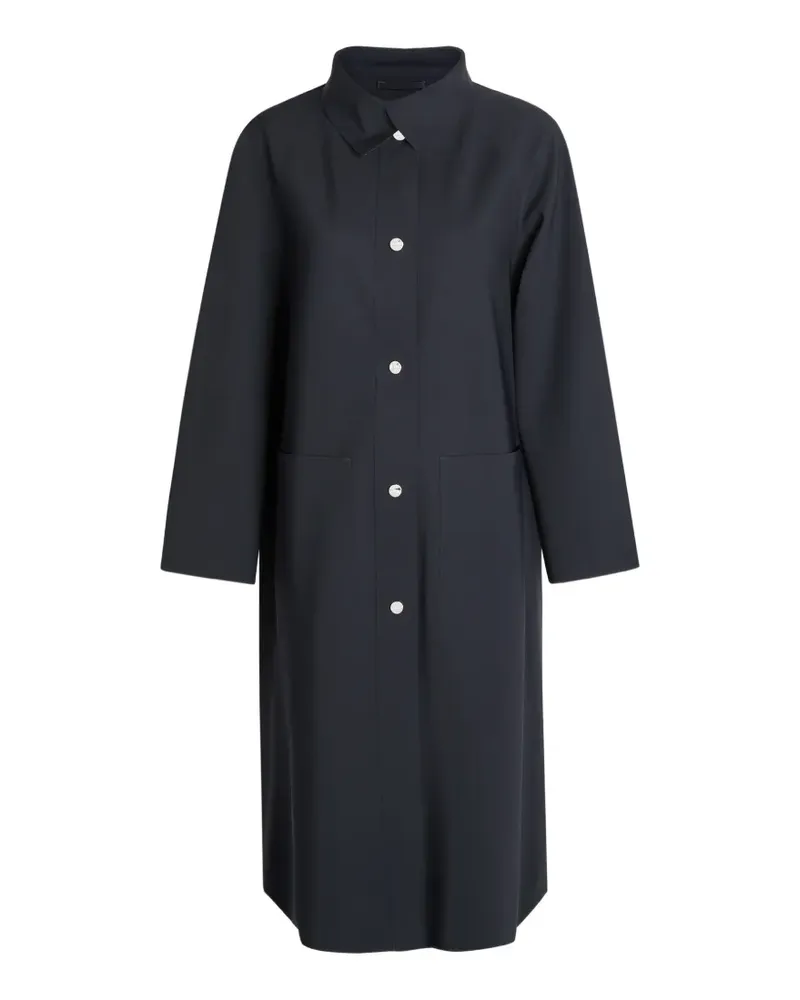 Herno button patch-pockets coat - Blau Blau