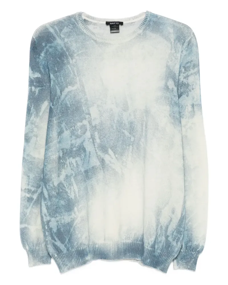 Avant Toi tie-dye sweater - Blau Blau