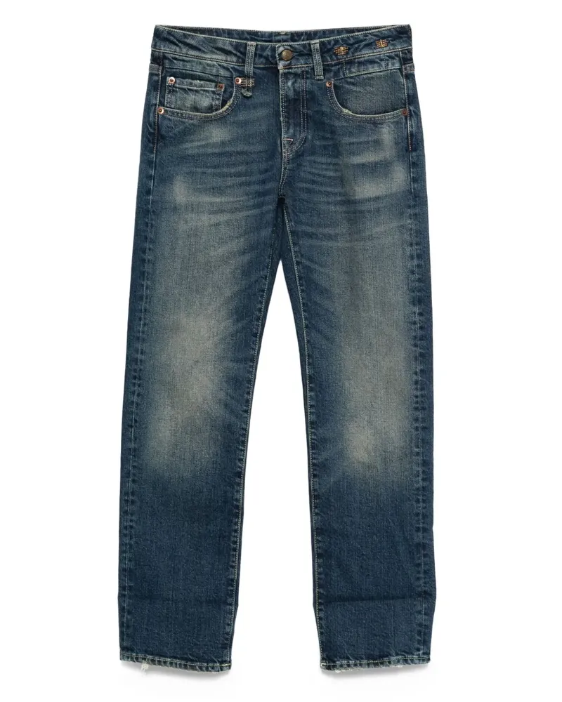 R13 Stretch-Jeans im Five-Pocket-Design - Blau Blau