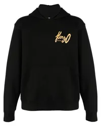 Kenzo Hoodie mit Archiv-Logo Schwarz