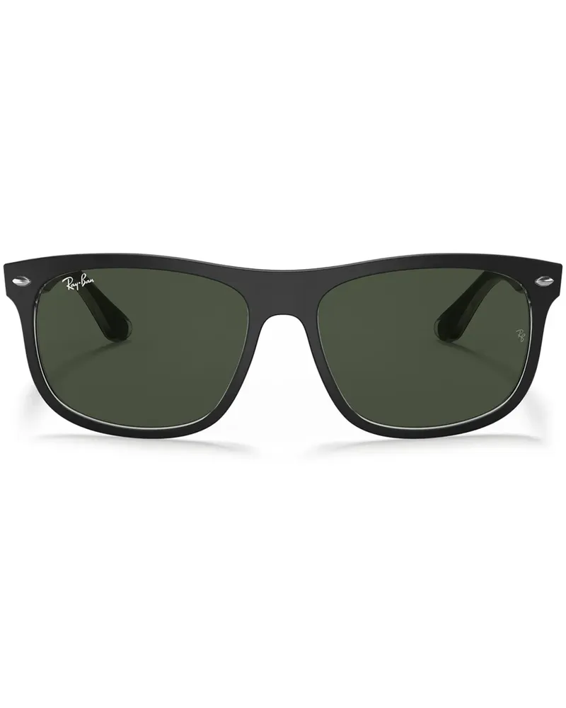 Ray Ban Sonnenbrille mit eckigem Gestell - Schwarz Schwarz