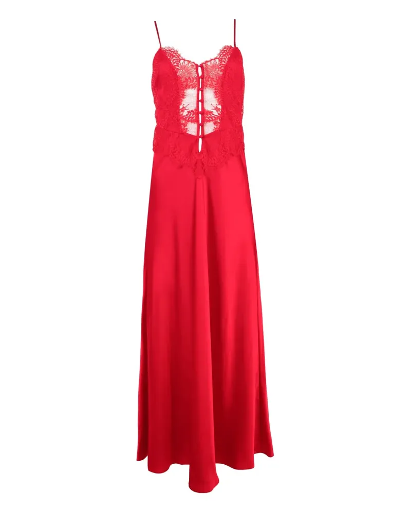 Temperley London Gaia Nachthemd - Rot Rot