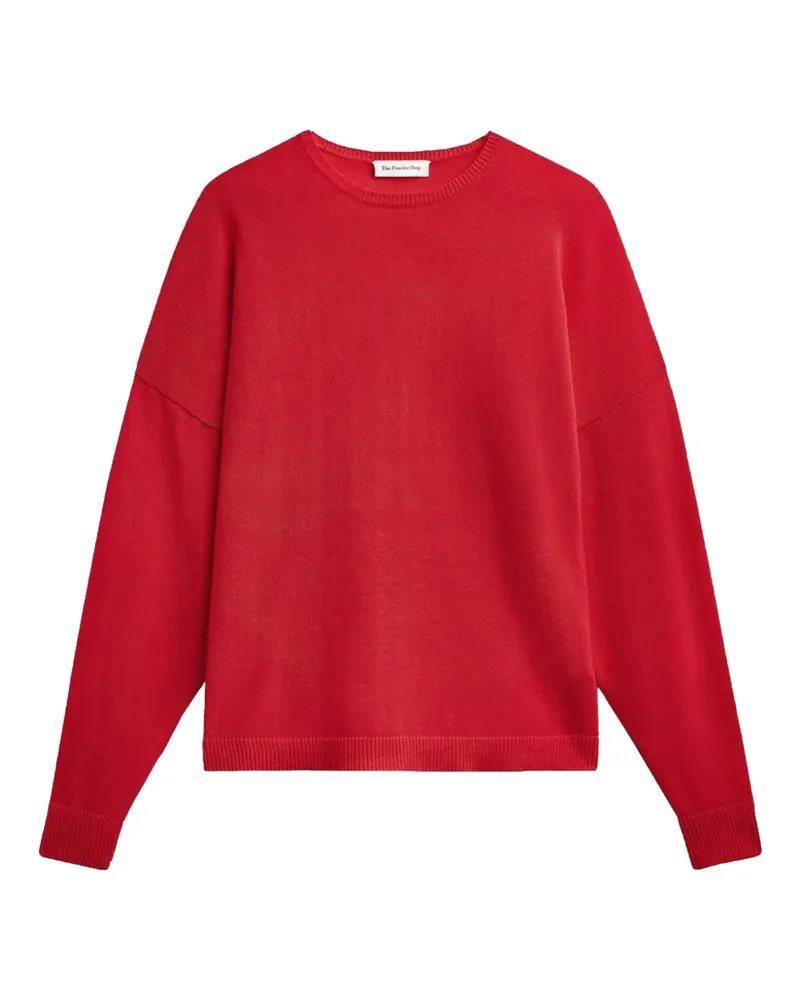 FRANKIE Shop Basel Pullover mit rundem Ausschnitt - Rot Rot