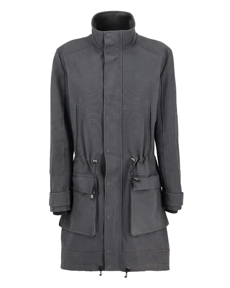 Christian Pellizzari patch-pocket parka coat - Grau Grau