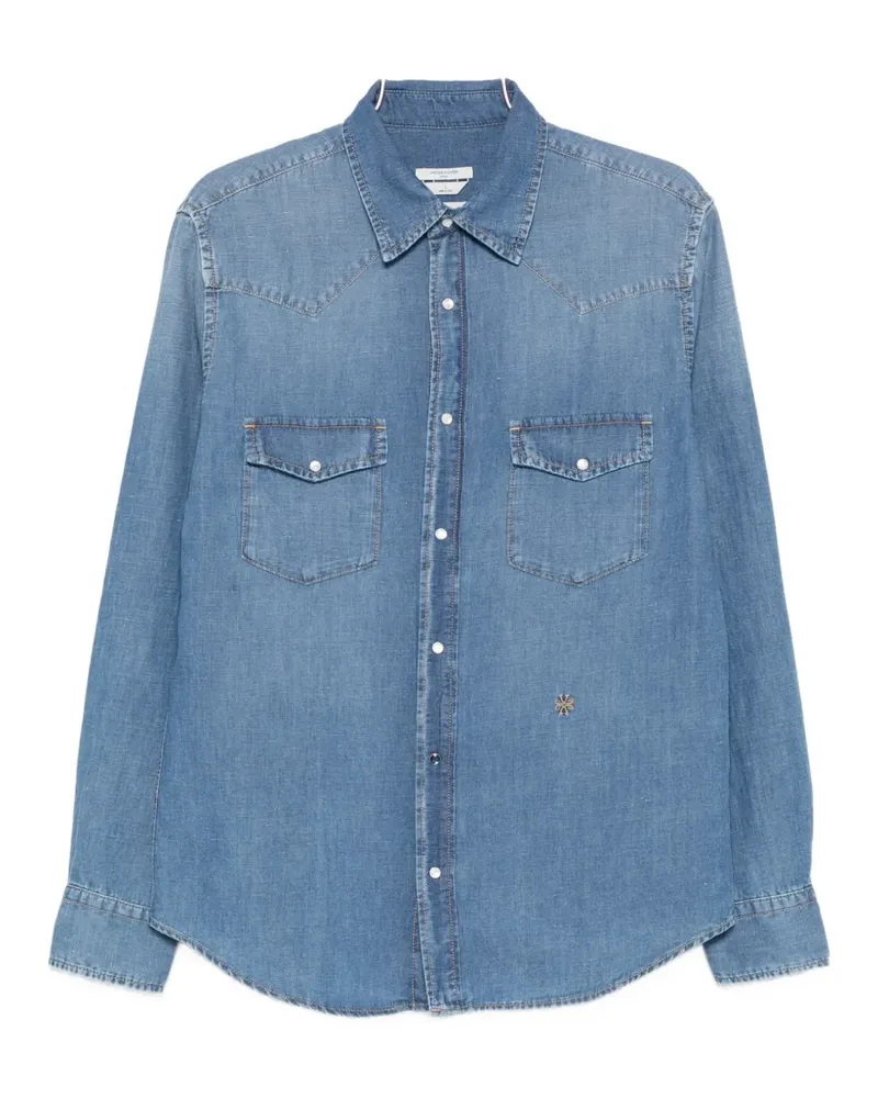 Jacob Cohën point-collar denim shirt - Blau Blau
