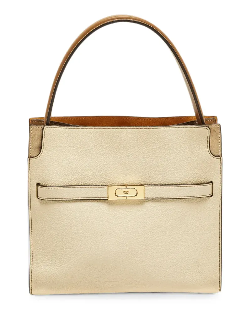 Tory Burch small Lee Radziwill handbag - Nude Nude