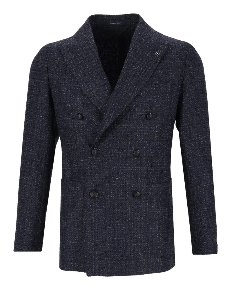 Tagliatore Doppelreihiges Montecarlo Sakko - Blau Blau