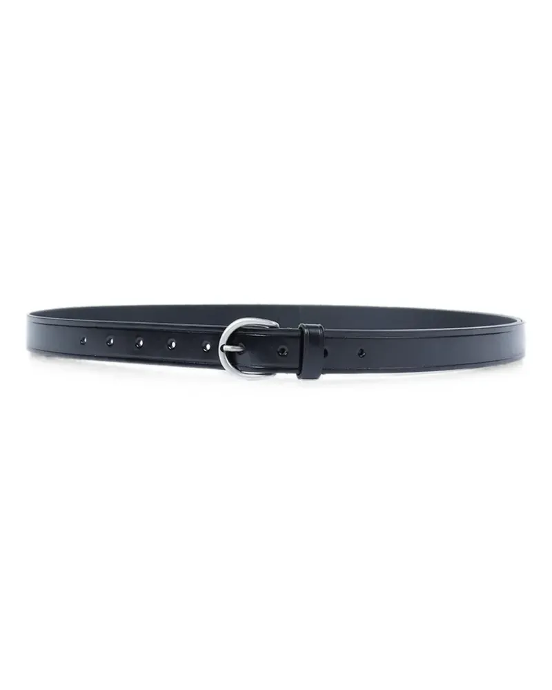 Ann Demeulemeester buckle-fastening leather belt - Schwarz Schwarz