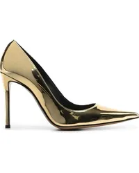 Alexandre Vauthier Flex Pumps Gold