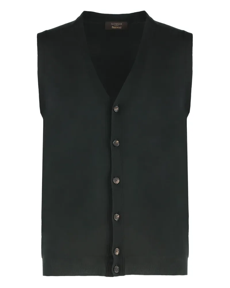 Zanone Cardigan aus Baumwolle - Grün Grün
