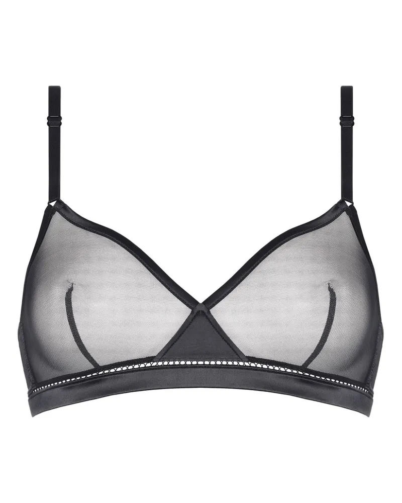 Eres Drahtloser Diva Triangel-BH - Schwarz Schwarz