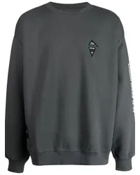 Izzue Pullover mit Logo-Print Grau