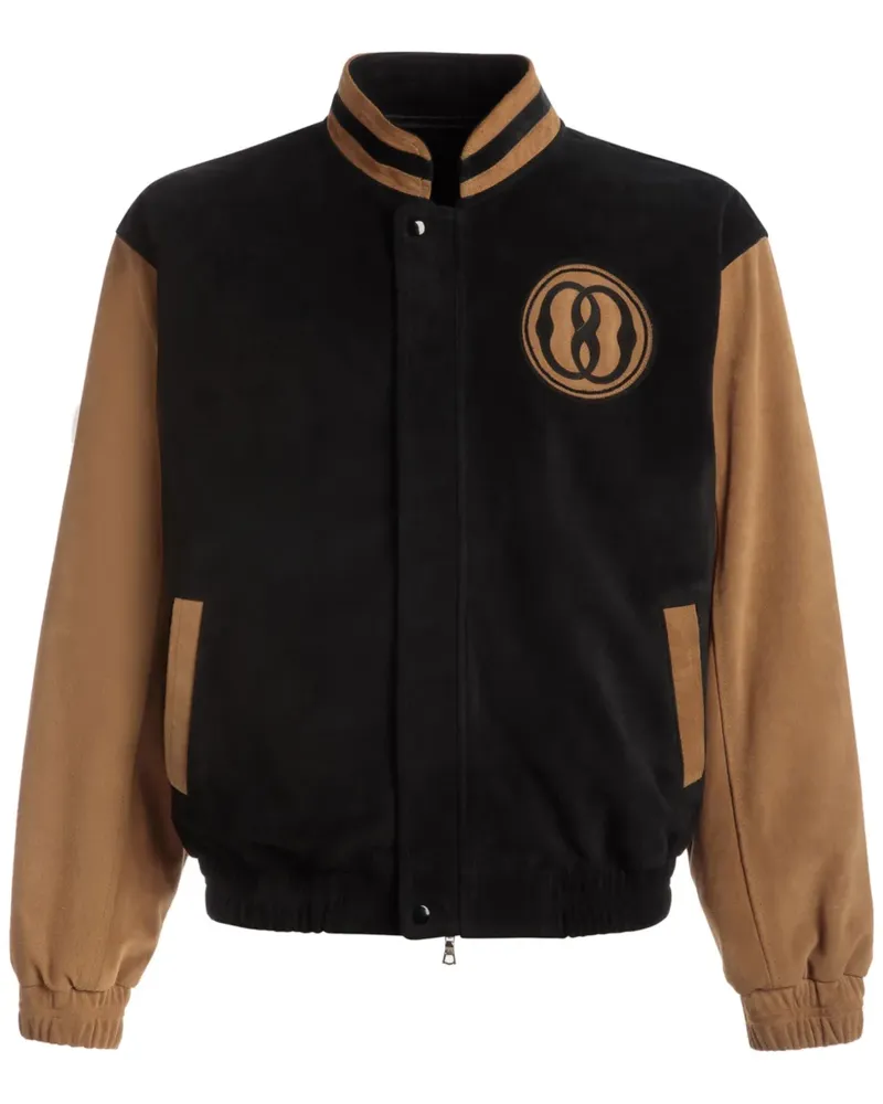 Bally Bomberjacke aus Wildleder - Schwarz Schwarz