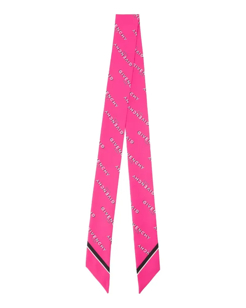 Givenchy Shadow silk scarf - Rosa Rosa
