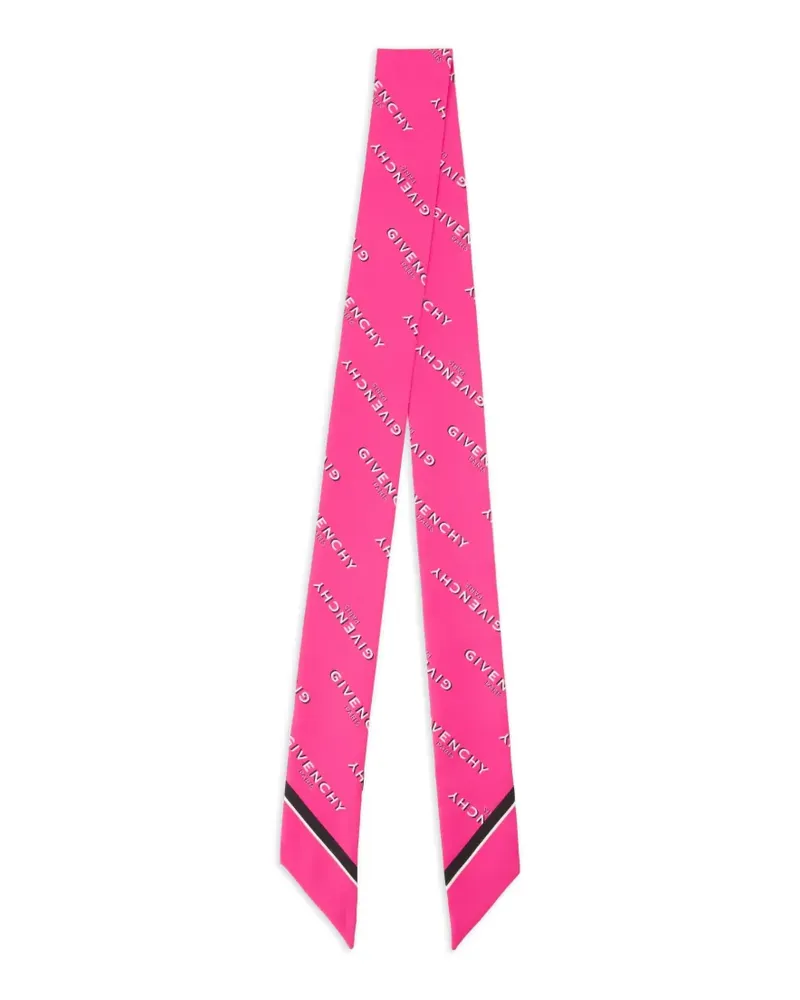 Givenchy Shadow silk scarf - Rosa Rosa