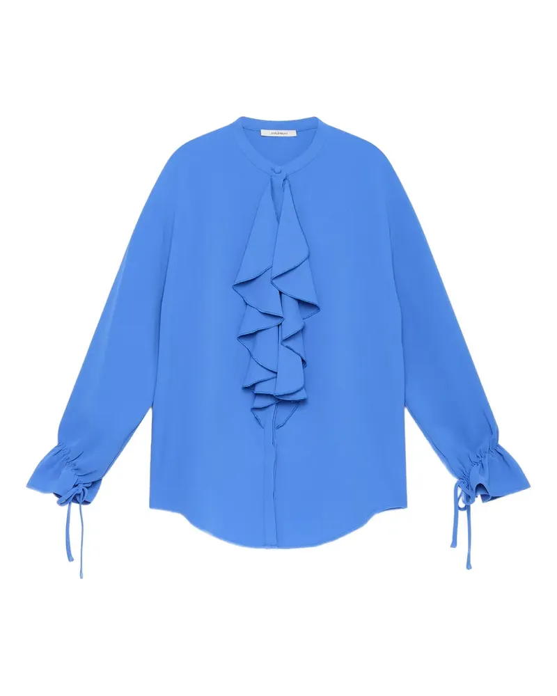 Maliparmi Oberteil mit Rüschen - Blau Blau