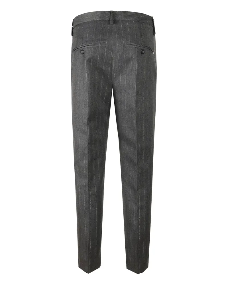 Dondup Hose mit Nadelstreifen - Grau Grau