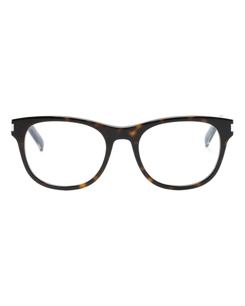 Saint Laurent SL 663 Brille im Wayfarer-Design - Schwarz Schwarz