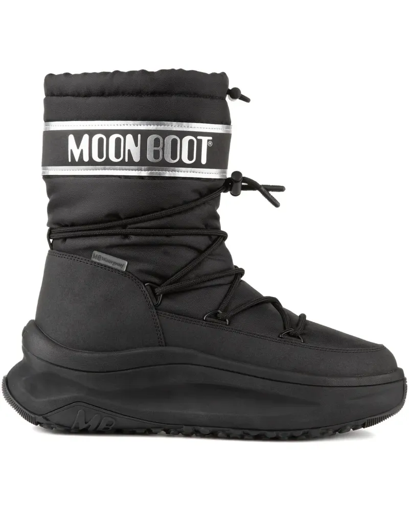 Moon Boot Wasserdichte Stiefel - Schwarz Schwarz