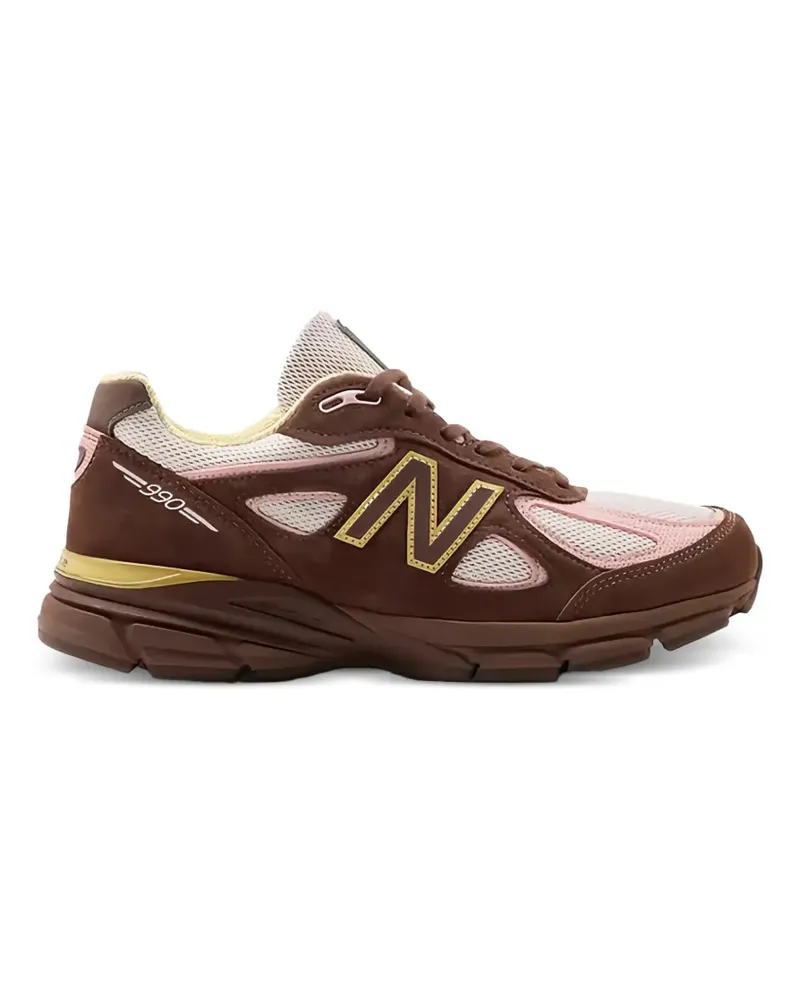 New Balance 990V6 Sneakers mit Einsätzen - Braun Braun