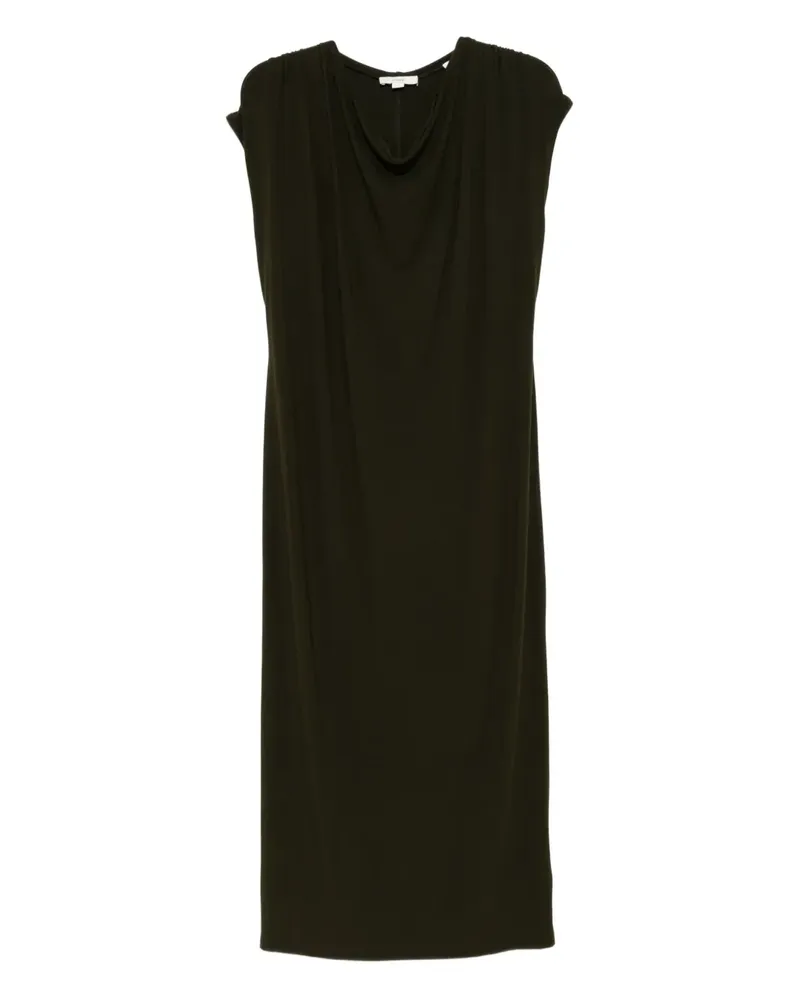 Vince Drapiertes Jersey-Kleid - Grün Grün