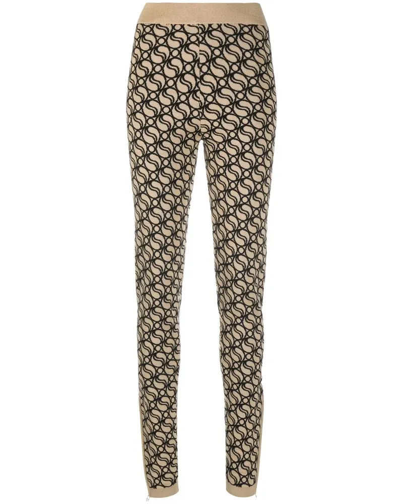 Stella McCartney Gestrickte Hose - Braun Braun
