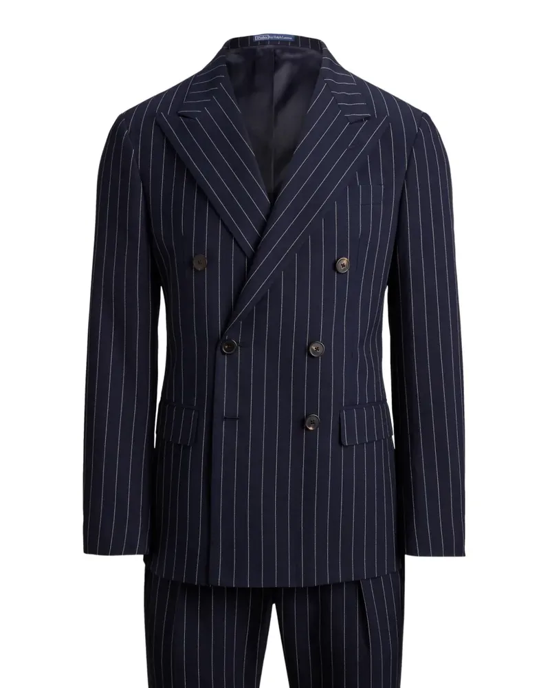 Ralph Lauren Polo Anzug mit Nadelstreifen - Blau Blau