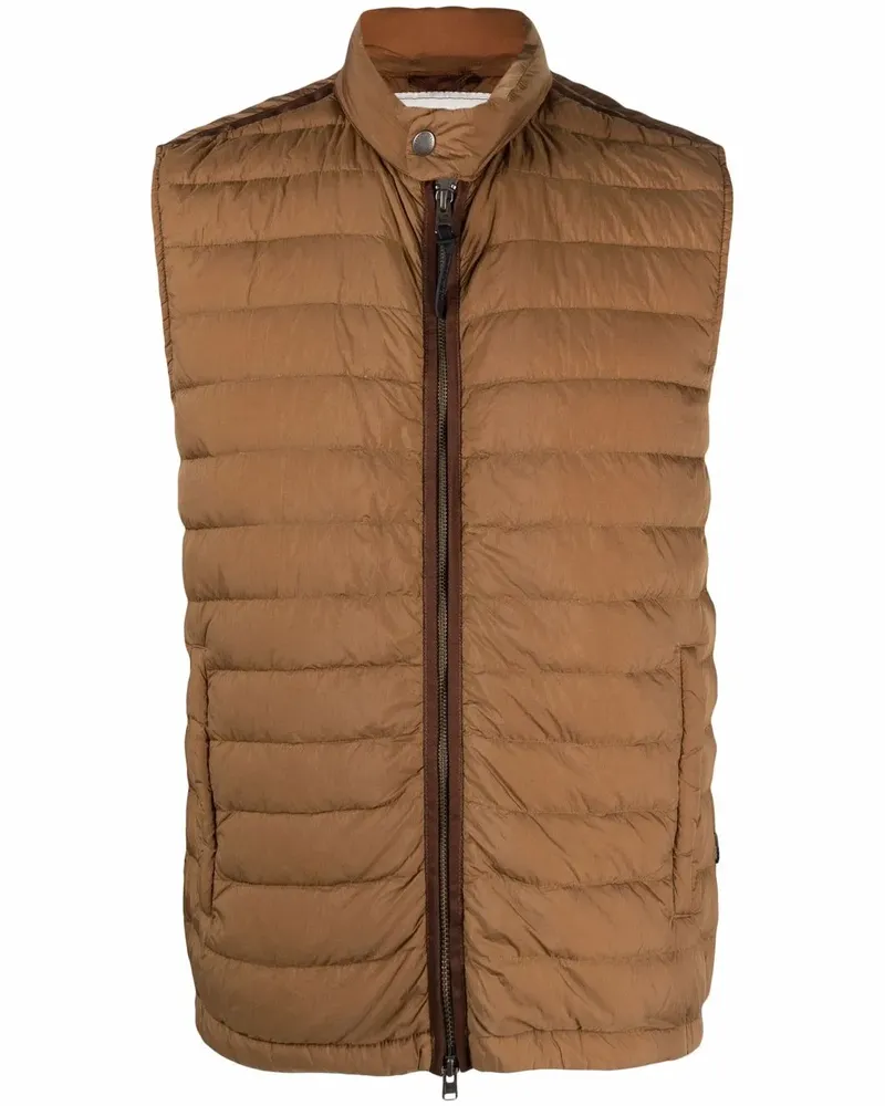 Woolrich Steppweste mit Reißverschluss - Braun Braun
