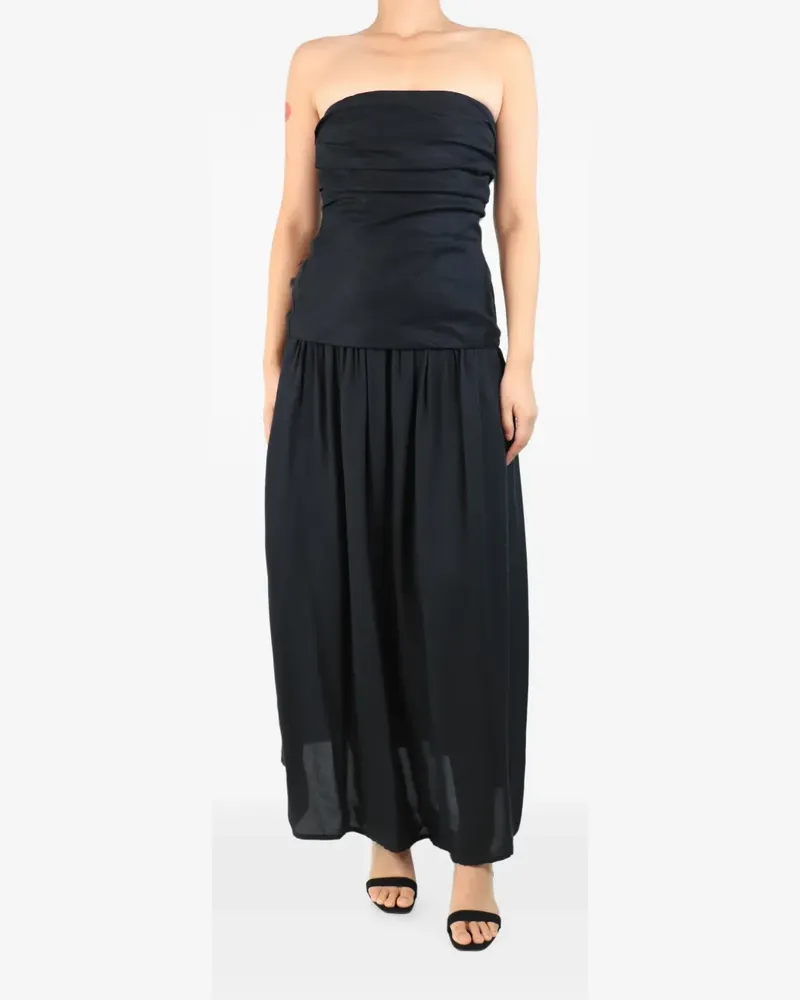 Faithfull The Brand strapless midi dress - Schwarz Schwarz