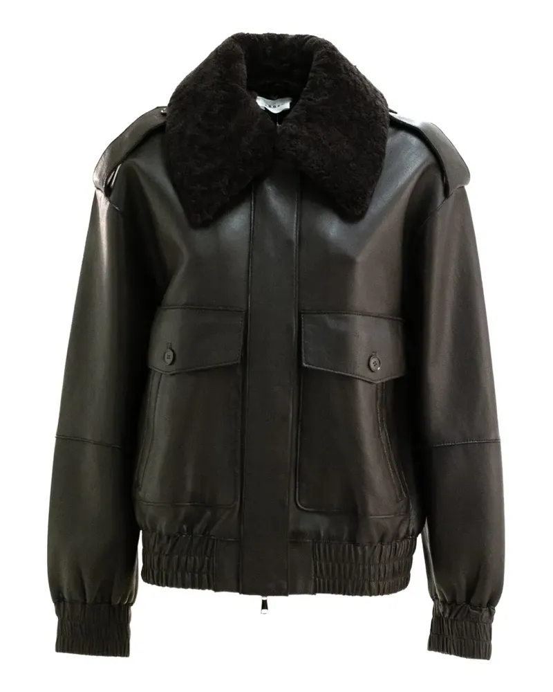 P.A.R.O.S.H. P.A.R.O H. Jacke mit Shearling-Kragen - Braun Braun