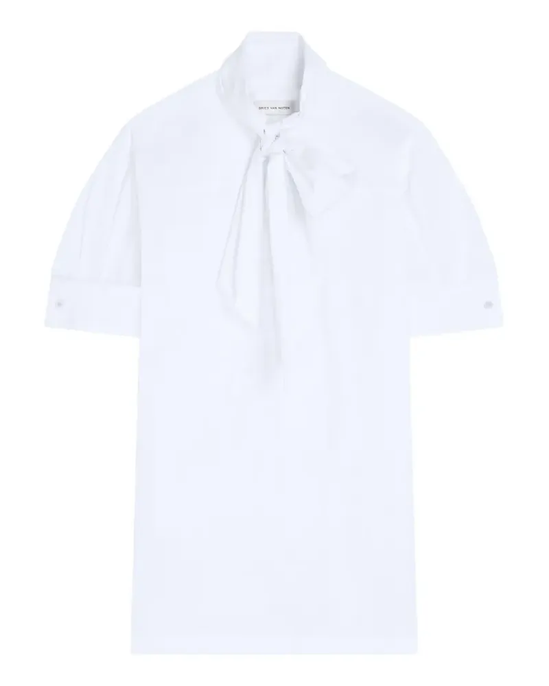 Dries van Noten Hemd mit lockerem Schnitt - Weiß Weiß