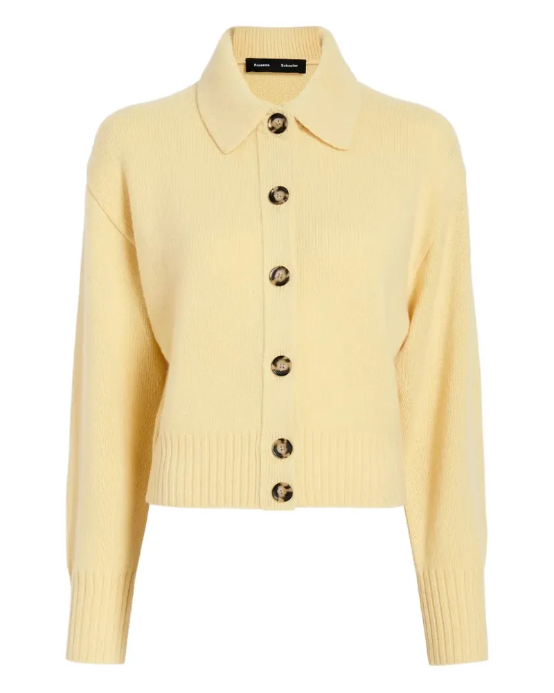 Proenza Schouler Geknöpfter Rocio Cardigan - Gelb Gelb