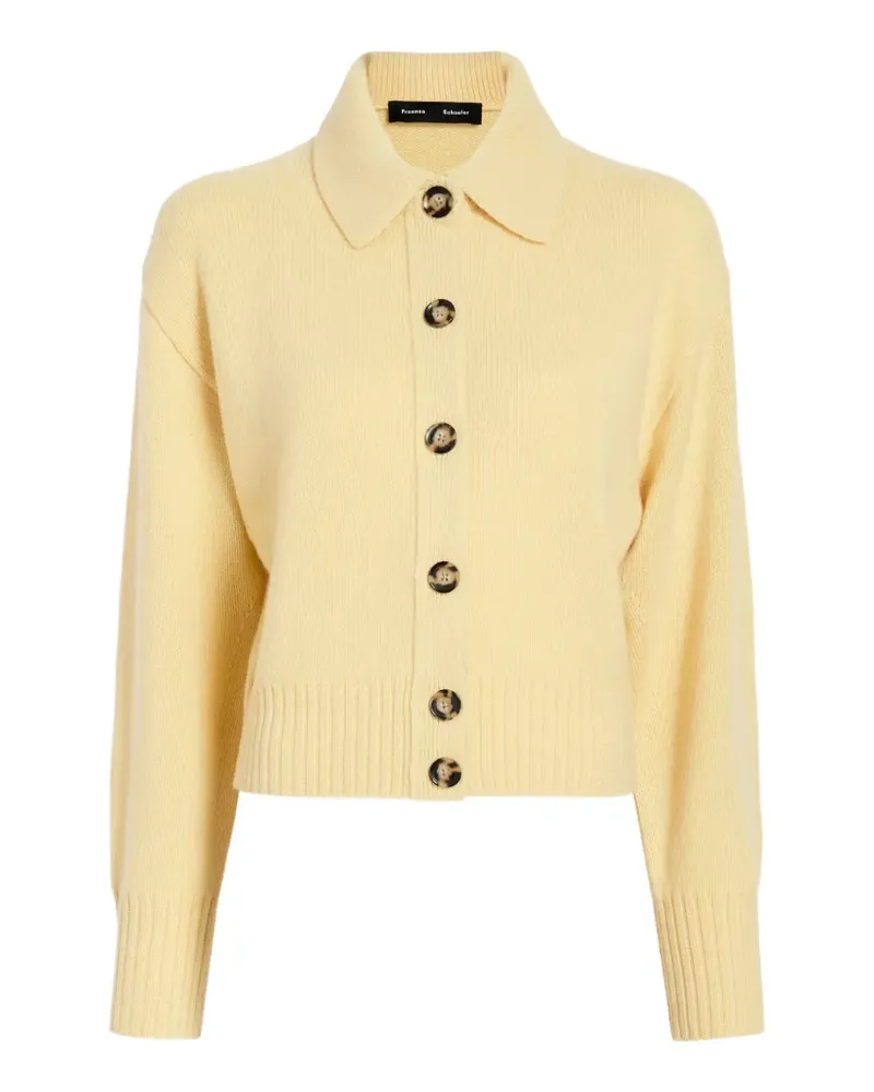 Proenza Schouler Geknöpfter Rocio Cardigan - Gelb Gelb