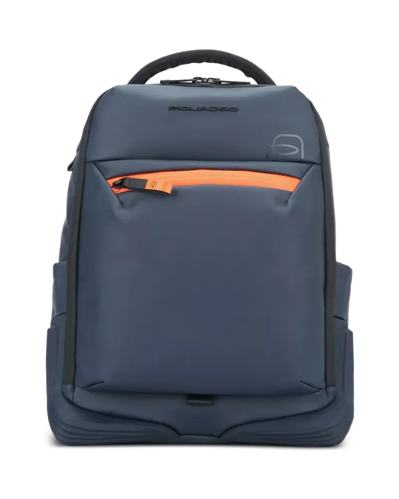 Piquadro Rucksack mit Reißverschluss - Blau Blau