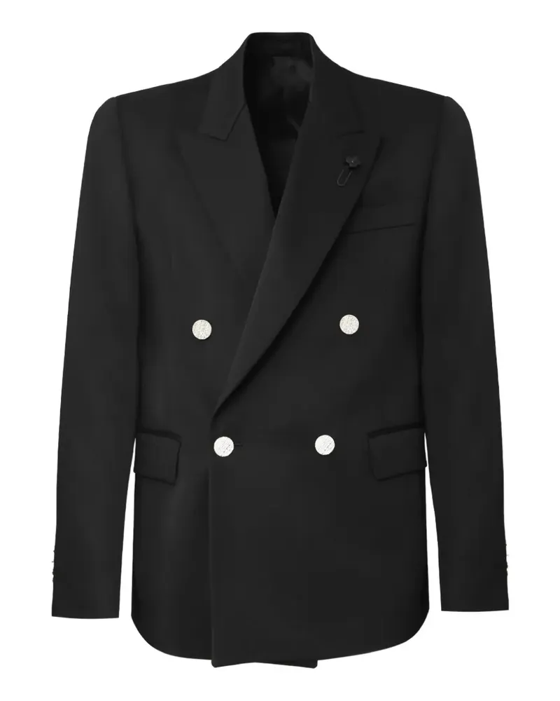 LARDINI Doppelreihiges Sakko - Schwarz Schwarz