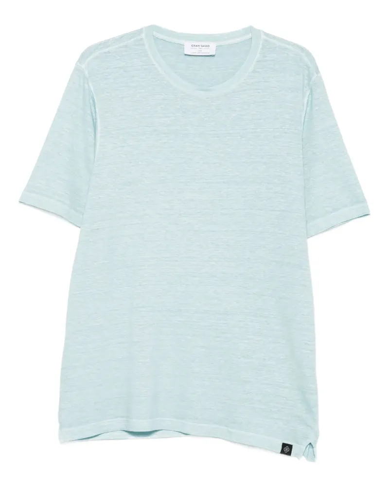 Gran Sasso T-Shirt mit Rundhalsausschnitt - Blau Blau