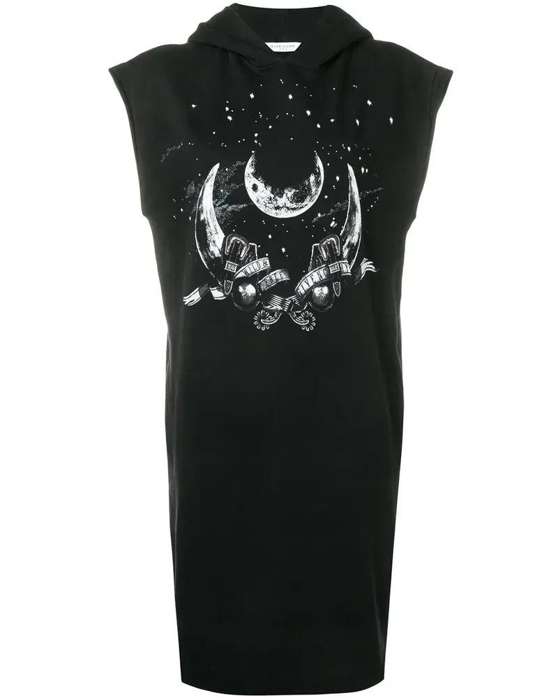 Givenchy T-Shirt-Kleid mit Print - Schwarz Schwarz