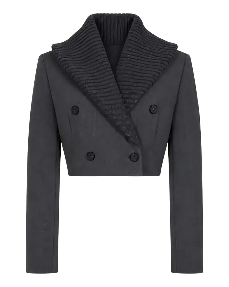 Diesel G-Olden double-breasted cropped blazer - Grau Grau