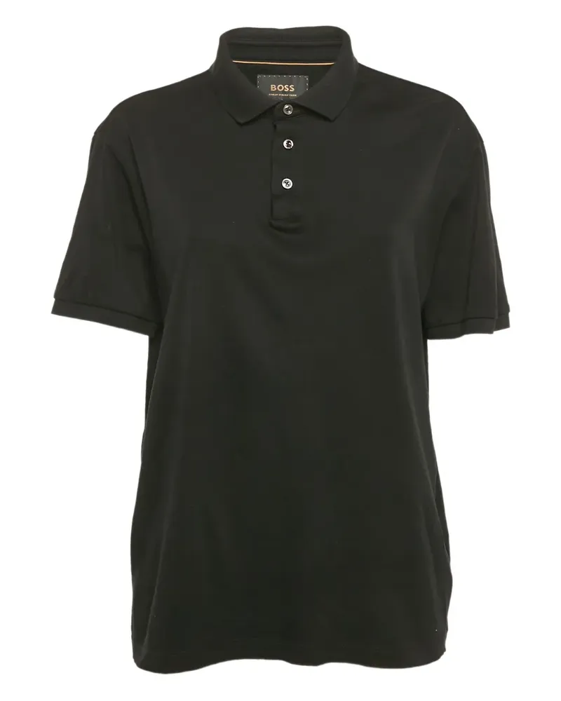 HUGO BOSS Pre-owned Poloshirt mit kurzen Ärmeln - Schwarz Schwarz