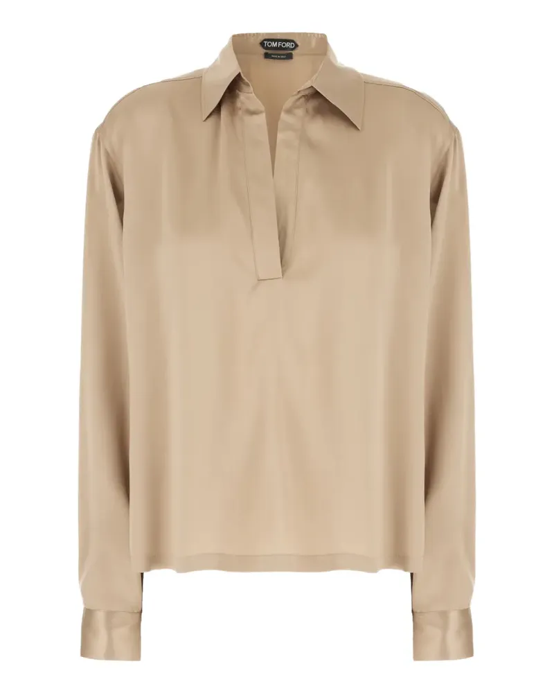 Tom Ford Klassische Bluse - Nude Nude