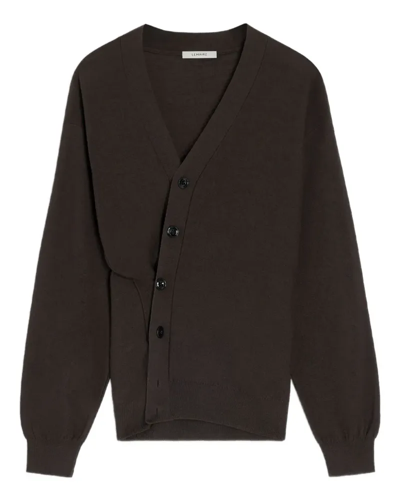 Christophe Lemaire Cardigan mit V-Ausschnitt - Braun Braun