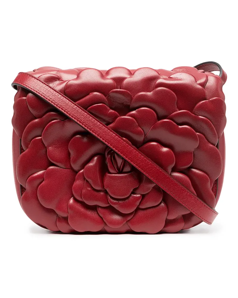 Valentino Garavani Clutch mit Blumenstickerei - Rot Rot