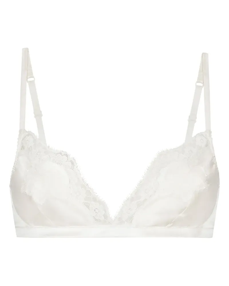Dolce & Gabbana BH mit Spitzendetail - Weiß Weiß