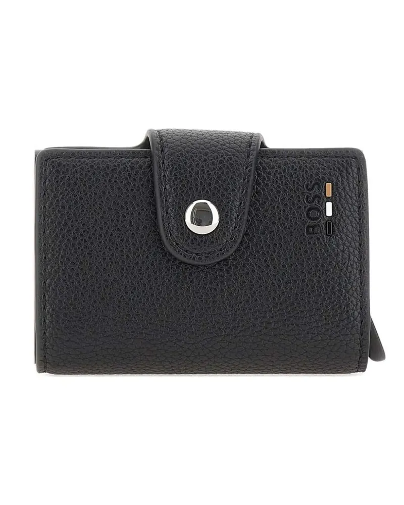 HUGO BOSS Portemonnaie mit Logo-Prägung - Schwarz Schwarz